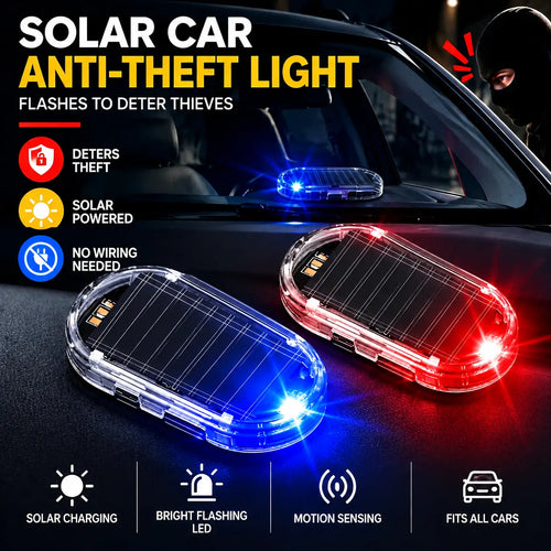 ⏳ LAST DAY: 50% OFF 🚨Solar-Powered Car Security Warning Light
