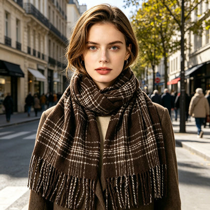 Pearvely | Retro Knitted Winter Scarf