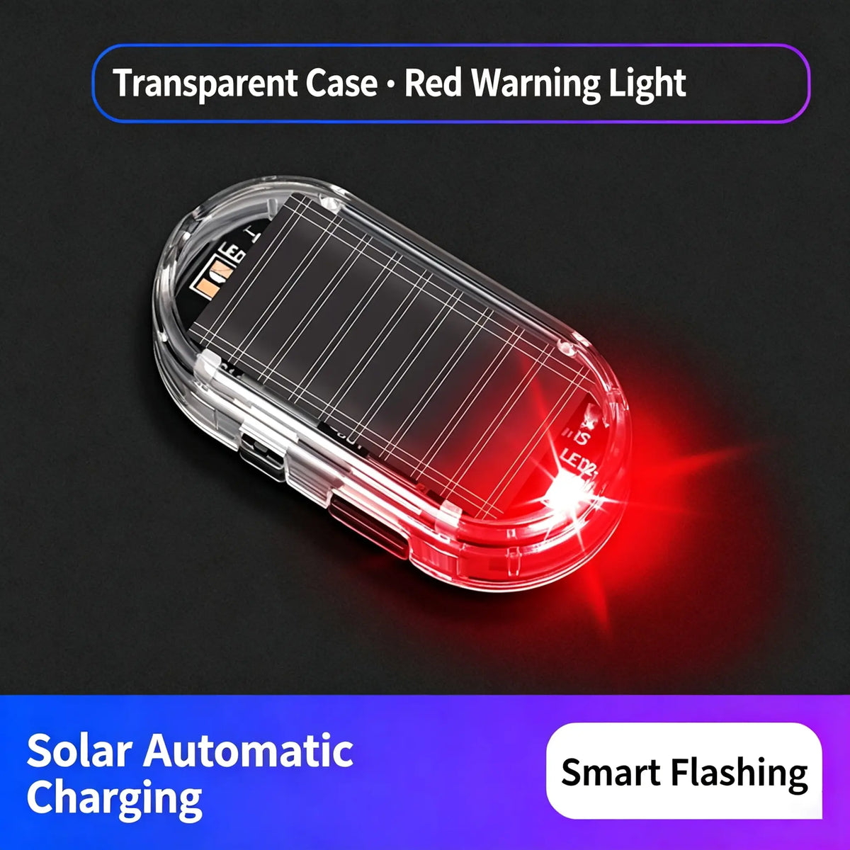 ⏳ LAST DAY: 50% OFF 🚨Solar-Powered Car Security Warning Light