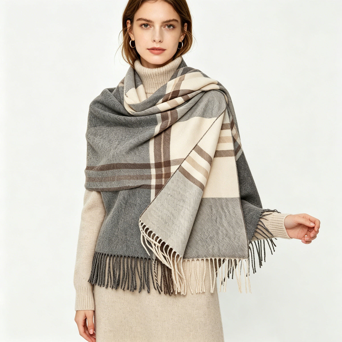Pearvely | Premium Plaid Winter Scarf