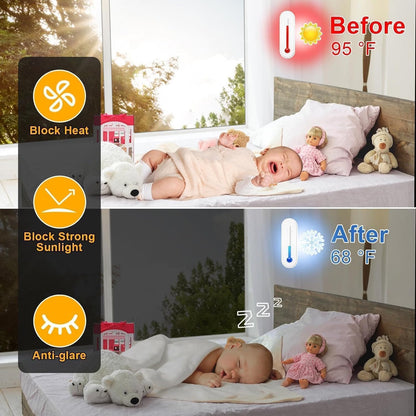 One-Way Mirror Window Film – UV & Heat Blocking Privacy Tint