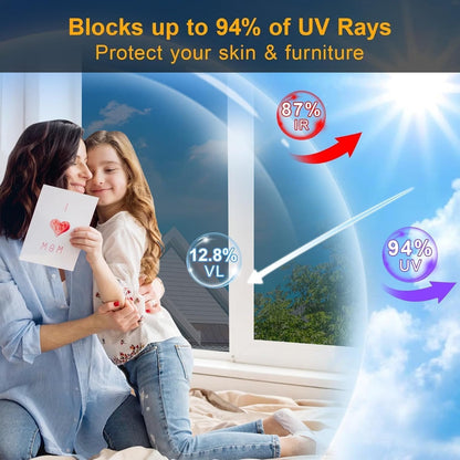 One-Way Mirror Window Film – UV & Heat Blocking Privacy Tint
