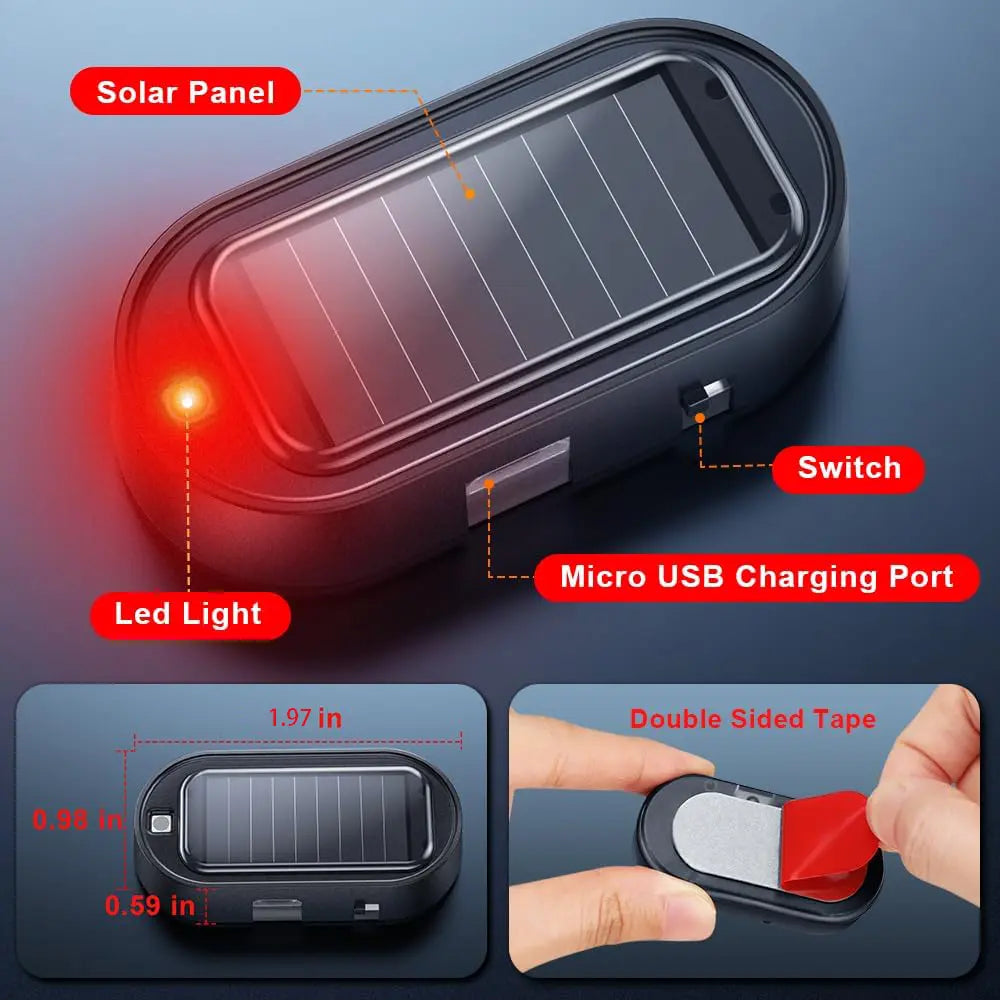 ⏳ LAST DAY: 50% OFF 🚨Solar-Powered Car Security Warning Light
