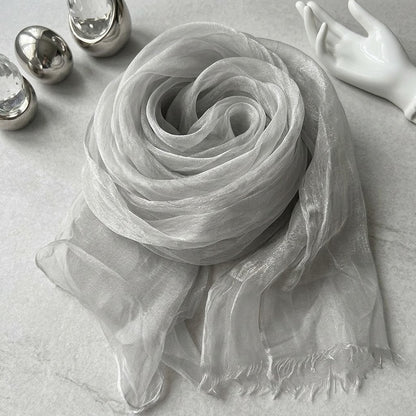 Pearvely | Elegant Silk Blend Shawl
