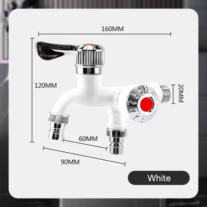 Universal Anti-Freeze Dual Outlet Faucet – 1 In 2 Out Water Tap